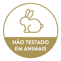 Selo - Não testado em animais